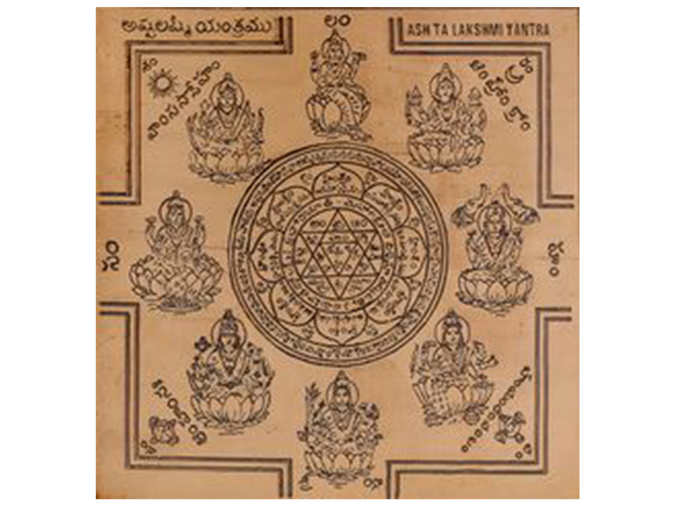 Ashta lakshmi yantra